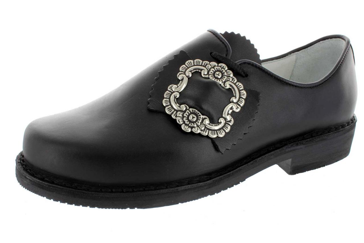 515-D-W - Allgäuer Trachtenschuhe mit Schnalle seitlich